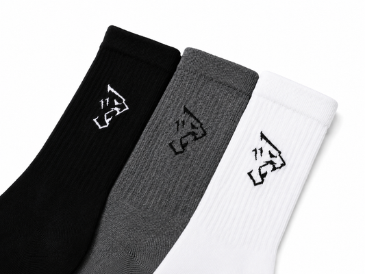 3 Colour Socks
