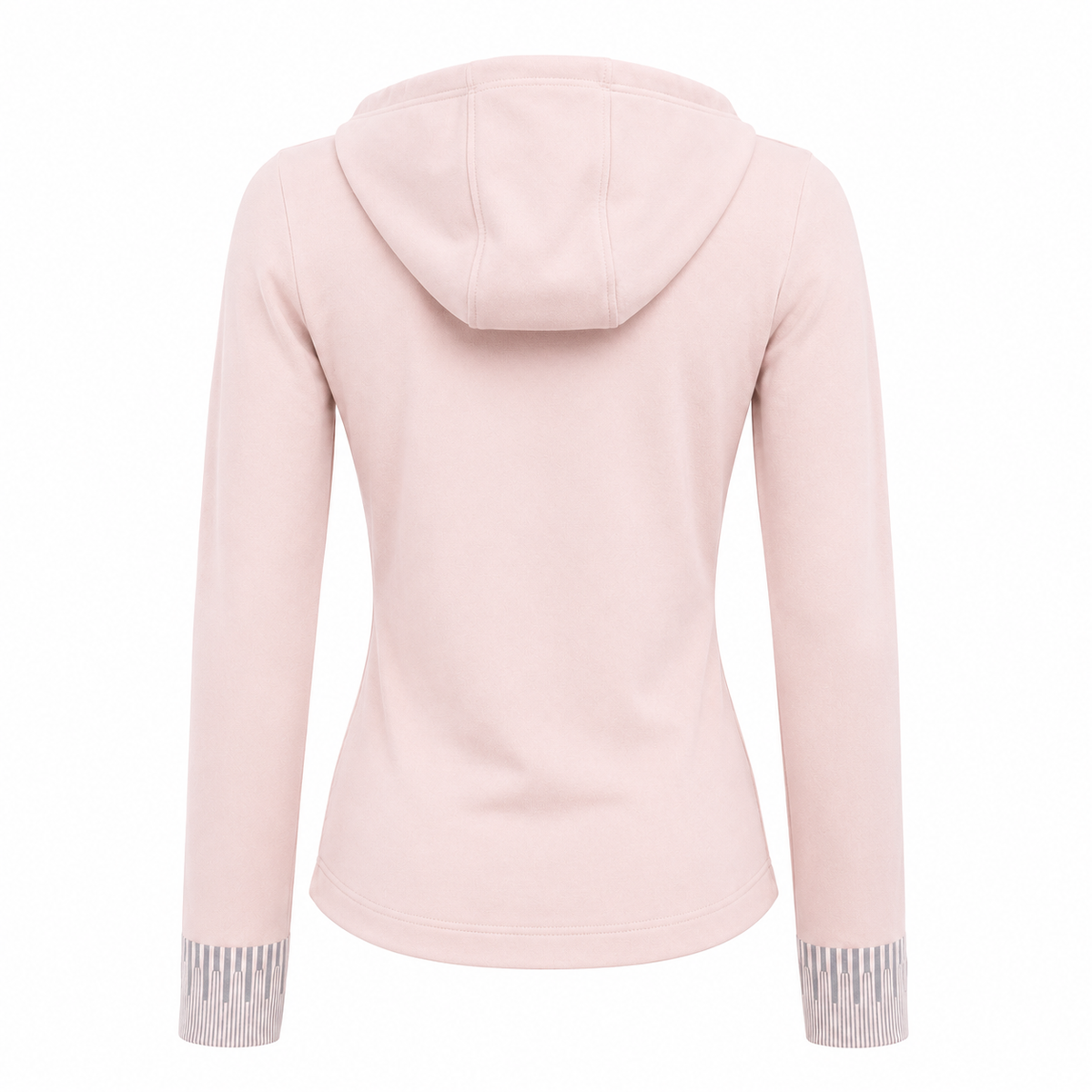Taupe Essence Hooded Zip-Up Jacket