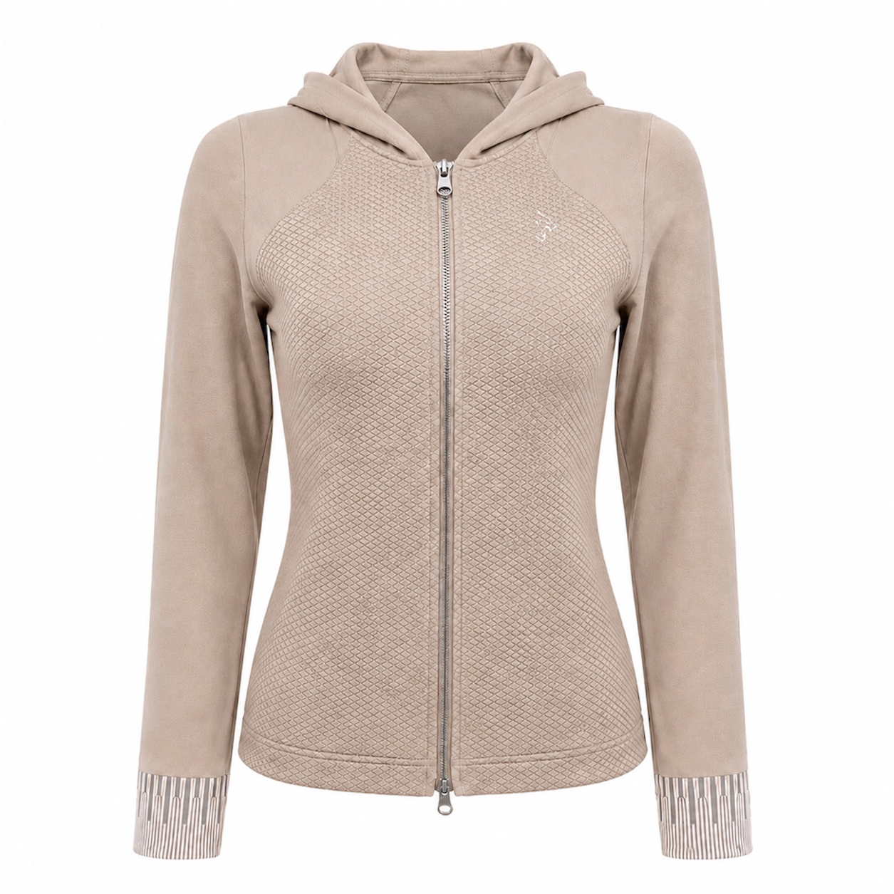 Taupe Essence Hooded Jacket