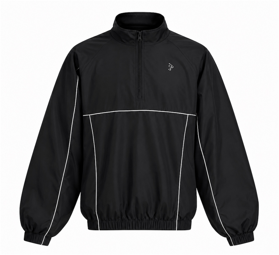 Vantage Retro Quarter Zip Tracksuit Top